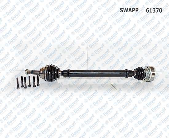 SWAPP 61370 On Aks Sag Polo 1.4 /1.4 16v 94>01 - Polo 1.6 94>99   (Dis Freze:22 Conta Capi:53 Boy:736 Mm)